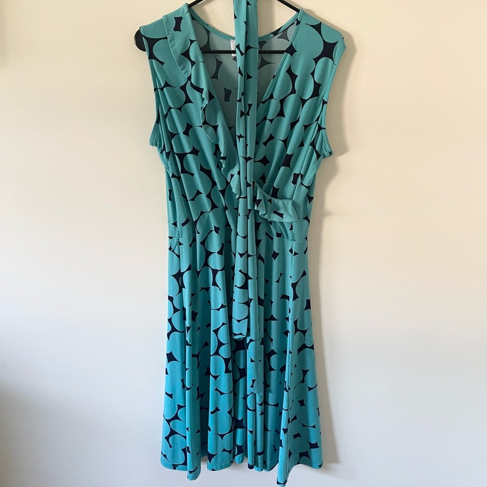 Leota Blue wrap dress